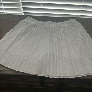 White golf or tennis skirt